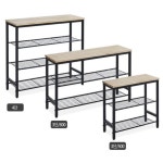 다용도 3단 수납테이블 500