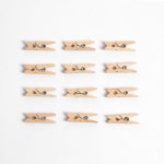 사진 메모걸이 미니 나무집게 100p 인테리어 원목집게