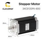 Nema 34 스테퍼 모터 12N m 6 0A 2 상 스테핑 토크 CNC 밀링 머신 34CS120FK-600