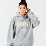 모데스티 Nylon Movement Boucle Hoodie M G