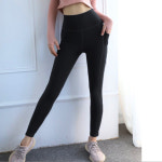 슬림핏 하이웨스트 9부 레깅스 S 여성 요가복