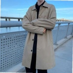 남자 트렌치 롱 코트 외투 가을 자켓 잠바 2컬러