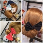 트위스트 당고 똥머리 스타일링 와이어 머리끈