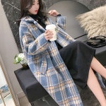 여성 겨울 롱 가디건 길이 카디건 밍크 2021 벨벳 무늬 버전 중간 재킷