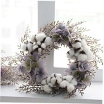 벽장식으로 보니타 코튼 가렌더 리스 볼