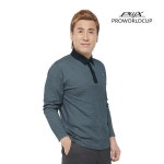 프로월드컵 남성 아웃도어 도트 카라 티셔츠 Q321-3351-1DE