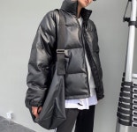 남자 겨울패딩 파카 올검 올블랙패딩 시크 베이직패딩 남성숏패딩 짧은패딩 따뜻한 패딩점퍼