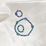 핸드메이드 나비 썸머 비즈 반지 팔찌 L 1