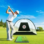 골프 스윙 연습 네트 소형 실내 접이식 그물망 스크린