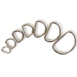 펠트친구 디링 D링 10개 3185 가방 부자재 연결고리 부속 고리 키링 열쇠 끈 개고리 10개