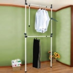 고정식 2단 옷걸이 봉 행거 920 스탠드 헹거