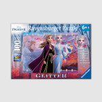 코리아보드게임즈 코리아보드게임즈 라벤스부르거 겨울왕국2 용감한 자매 글리터 100피스 퍼즐