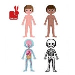 키움하우스 자노드 에듀 4 in1 퍼즐- 인체 탐구