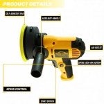샌딩기 소형 휴대용 전기 자동차 광택기 광택제 왁싱 도구 600W 3500rpm 220V