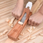 함마 목공용 가장자리 나무 트리밍 도구 고품질 흑단 손 대패 목수 예술적 선물 미니 DIY 휴대용 목공예