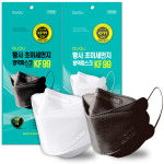 퓨어텍 QUQU 황사 초미세먼지 방역마스크 KF99 대형