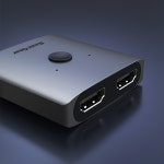 베이직기어 베이직기어 HDMI 2:1 셀렉터 4K 60hz 분배기 양방향 스위치 선택기