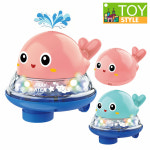 토이스타일 불빛나는 UFO 분수돌고래세트 목욕놀이