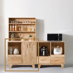 토니아2 전면UV코팅 고무나무원목 도어형 렌지대