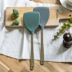 국산 실리콘 뒤지개 철판 요리 뒤집게 강정 전 뒤집개