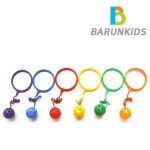 유아체육교구 줄넘기 바른키즈 트위스트 점프 6개세트 스윙볼 발목줄넘기