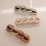 제이로렌 오로라 레인보우 체인 헤어 자동핀 H0674