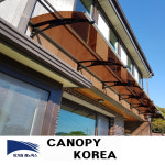 캐노픽스 1500x5000 캐노피 테라스 창문 렉산 처마 비가림 현관 주택 차양 비가리개 세트앙카 1개