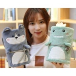 키밍 극세사 캐릭터 무릎담요 사무실 낮잠 블랭킷