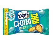 풍전나이스제과 오리온 다이제볼 민트초코 42g
