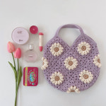 코바늘 데이지 모티브백 DIY 손뜨개 가방뜨기 만들기 패키지 영상포함