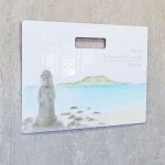 꾸밈 nt087-행잉액자 제주풍경스케치 가로대형