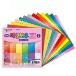 종이나라 준비물 만들기 색종이 무지개 레인보우 1000w 12매