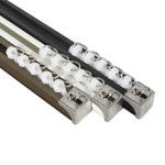 1팩 합금 플라스틱 커튼 휠 레일 직선 트랙 롤러 후크 링 슬라이더 장식 액세서리