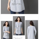 여성긴팔 티셔츠 1065