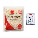사누끼 우동 숙성면 200g 9팩 사누끼소스30G 9팩총 9인분 엄마손맛김치160g