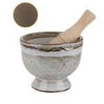 도자기 절구-중 윗지름 약15 높이12cm