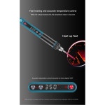 CXG 968 USB 가변 전원 전기 납땜 인두 빠른 가열 온도 조절 LCD 디지털 디스플레이 230W
