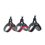 강아지 고양이 반려동물 부드러운 가죽 산책 하네스 S