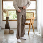 노드스튜디오 데일리 와이드 뒷밴딩 슬랙스 팬츠 2컬러