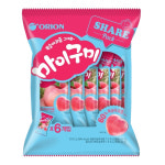 오리온 복숭아과즙 그대로 마이구미 259 2gx6개 반박스