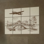 꾸밈 pc222-멀티액자 세계랜드마크5 베네치아