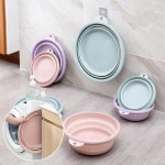 윈프라이스 윈프라이스 보관용이 접이식 믹싱볼 대야 중형핑크 1개