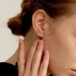 스테이잼 스테이잼 심플 투 링 귀걸이