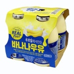 푸르밀 GS프레시 푸르밀에서 만든 바나나우유 225ml x 4개입
