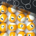 16 pcs 표준 57 당구 풀 공 당구 테이블 공 당구 액세서리에 대 한 no8 no9 큐 공