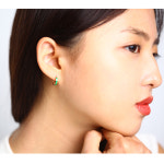 쥬얼리팜므파탈 JFF 심플솔리드귀걸이 GREEN H2214