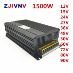 DC 파워서플라이 직류 전원 공급장치 AC 스위칭 공급 장치 SMPS 출력 12V 15V 24V 36V 48V 50V 60V 72V 80V 90V 1개 1500W