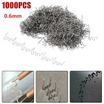 1000Pc 플라스틱 용접기 용 핫 스테이플러 표준 프리 컷 웨이브 범퍼 자동차 도구