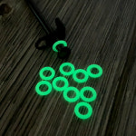 텐트핀용 단조팩 실리콘 야광링 10P 야광링