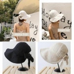 썬캡 자외선 여성 벙거지 바캉스 여자모자